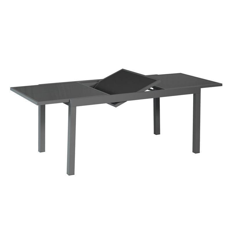Buskey Rectangular Extendable Outdoor Dining Table , 160cm cm W 90cm cm D