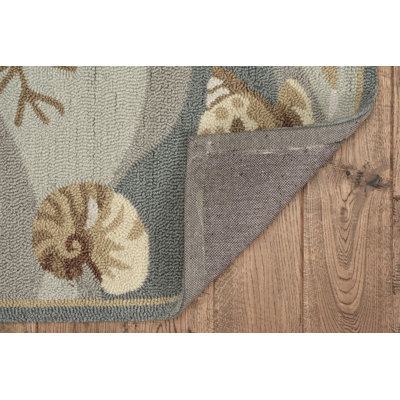 Valletta Ocean Handmade Hand Hooked Area Rug