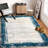 Machine Washable Rugs Bordered Modern Non-Slip Low Pile Rubber Backing Indoor Area Rug for Living Room Bedroom Kitchen Dining Room-974609725