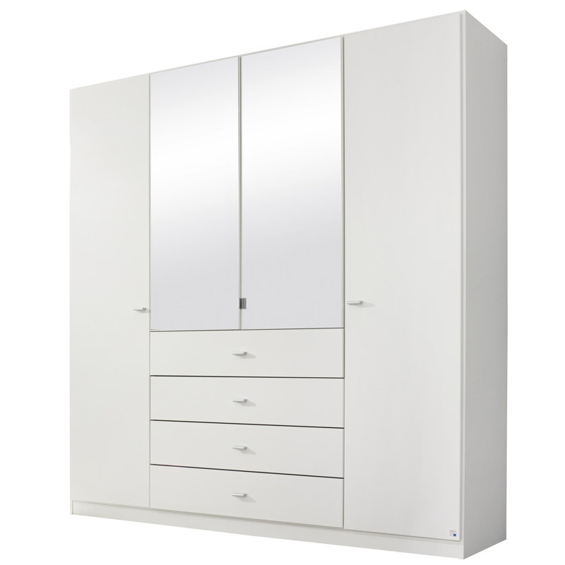 Sinsheim 4 Door Wardrobe, White