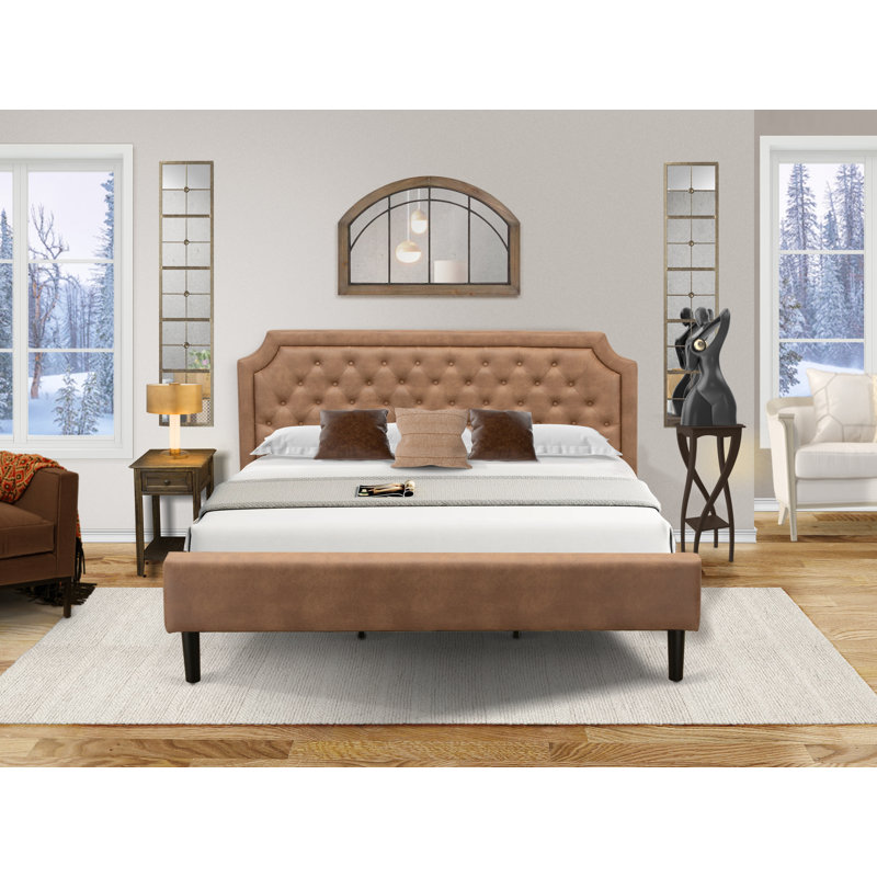 Ensemble de chambre avec très grand lit 2 pièces Granbury, Brun / jacobin délavé, Très grand