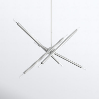 Poco 8 Light Metal Dimmable Sputnik Chandelier