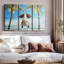 «Wooden Tropical Elephant» sur toile-98978521