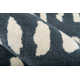 Glory Abstract Handmade Tufted Wool Dark Blue/Ivory Area Rug