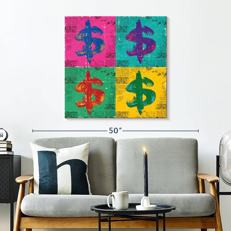 Grungy Dollar Signs