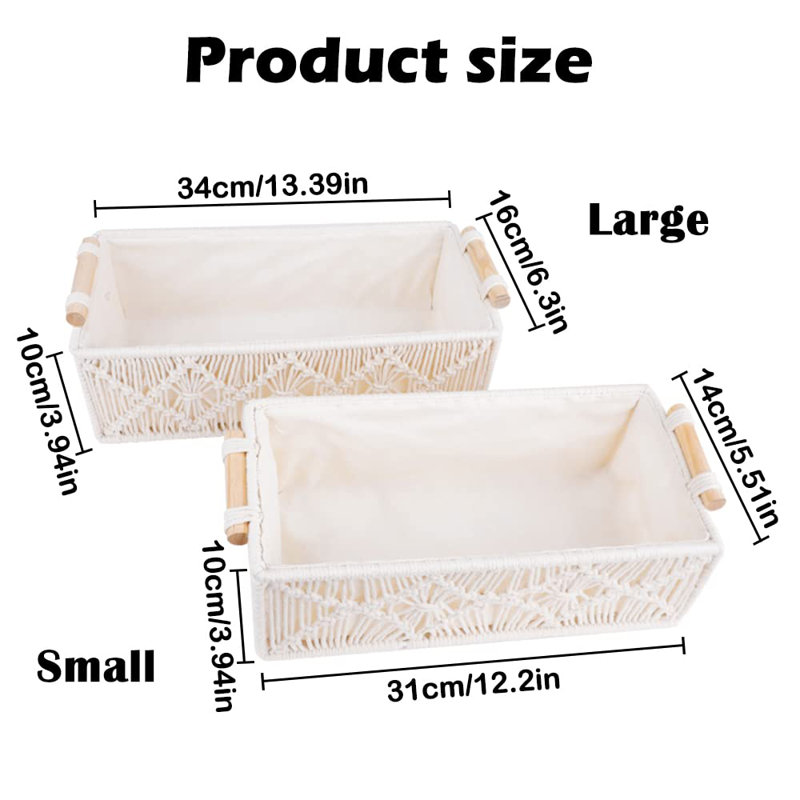 Bloomsbury Market Cotton Decorative Bin