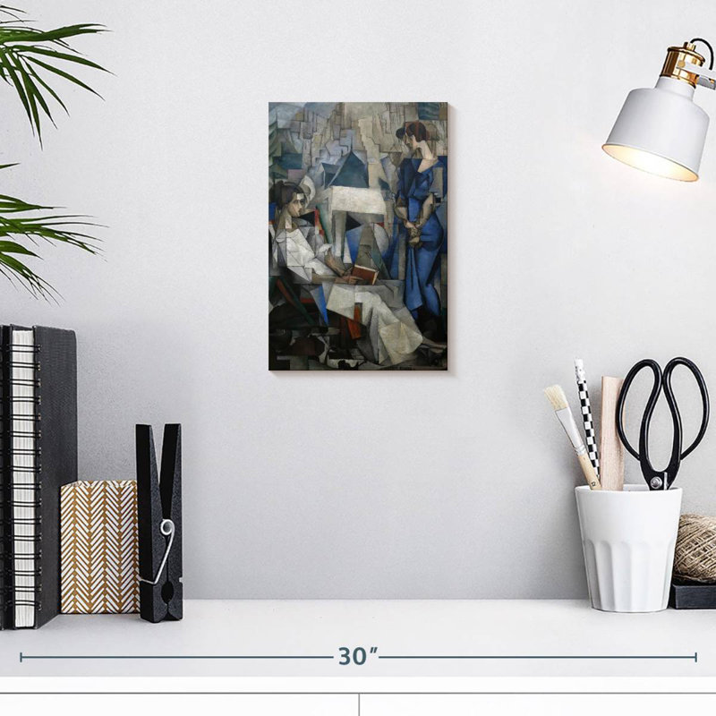 Portrait de deux femmes Avery, H 12 po x l 8 po