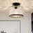 Lonnetta Glass Semi Flush Mount Ceiling Light-128004514