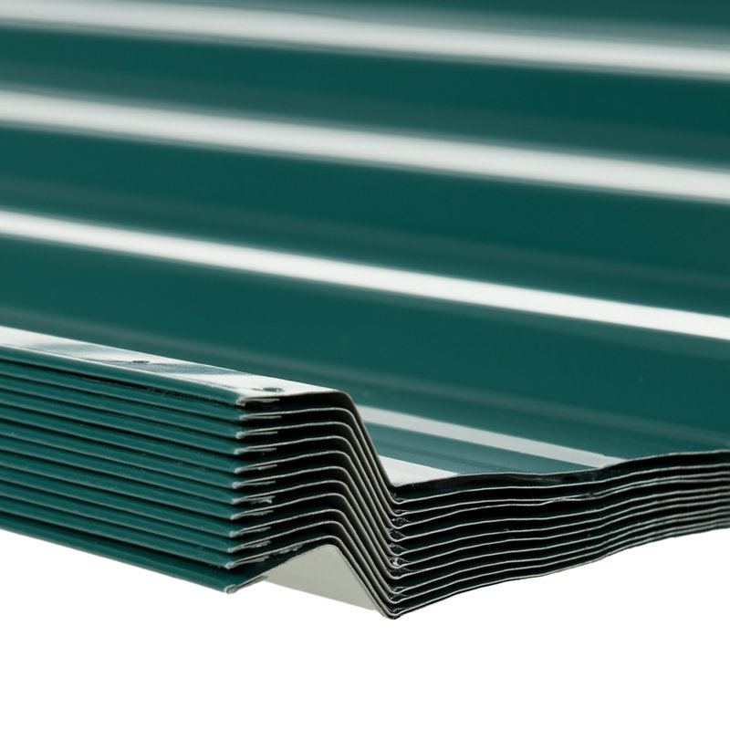 Galvanized Steel Panels, Green