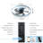 Frauly 19.7 Inch Led Enclosed Low Profile Ceiling Fan With Light-1215559985-1222760578
