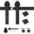 Standard Single Door Barn Hardware Kit (Not Include Door)-44442766