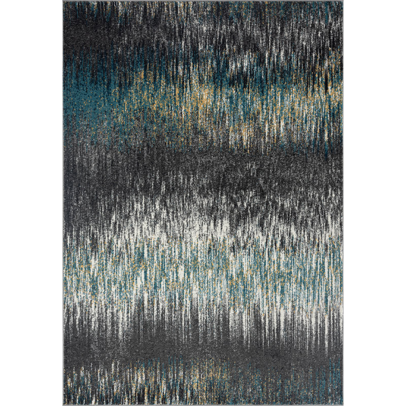 Tapis noir, Rectangle 7 pi 9 po x 9 pi 9 po