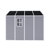 8X8ft Resin Storage Shed, High Quality Pp Material, Strong Structure, Waterproof, Rust And Uv Proof, Large Storage Space, 12Mm Thick Pp Board, Hd Window Lighting-121499205