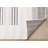 Cleckheat White Grey Modern Striped Area Rug-717399316