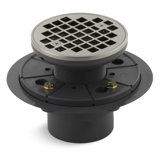 Round Design 3" Grid Shower Drain