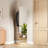 360° Rotating Full Length Mirror with Coat Rack and Storage Hooks