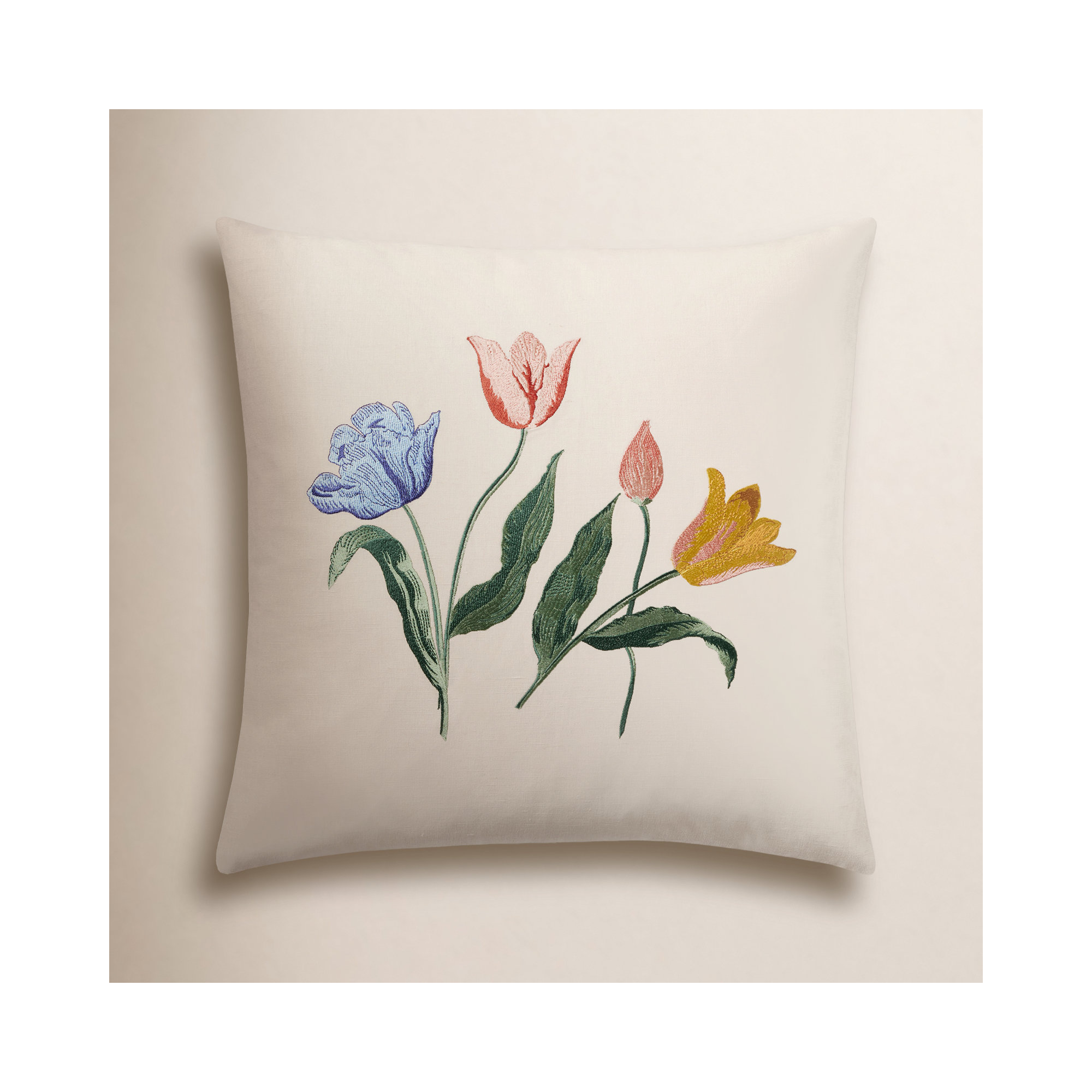 Rifle Paper Co. x Loloi Tulips 22" x 22" Pillow, Pillow Cover Only - No Inser