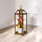 Novara Tapered Square Top Metal Lantern-1287235233