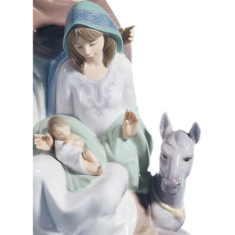 Figurine Joyful, Argent/bleu