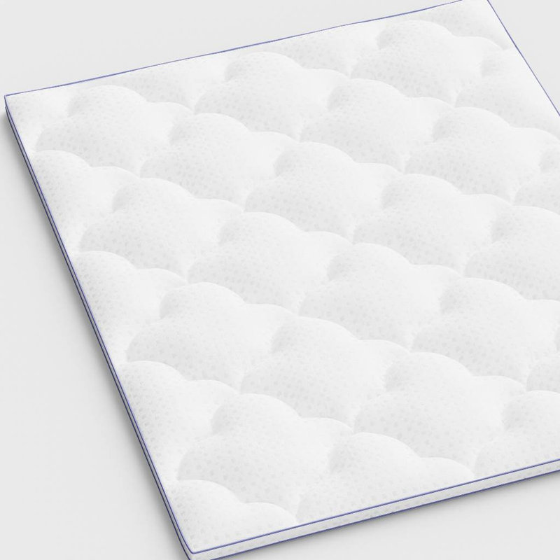 Surmatelas en coton blanc 2 po