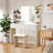 Baidy Vanity Set with Lighted Mirror and Stool