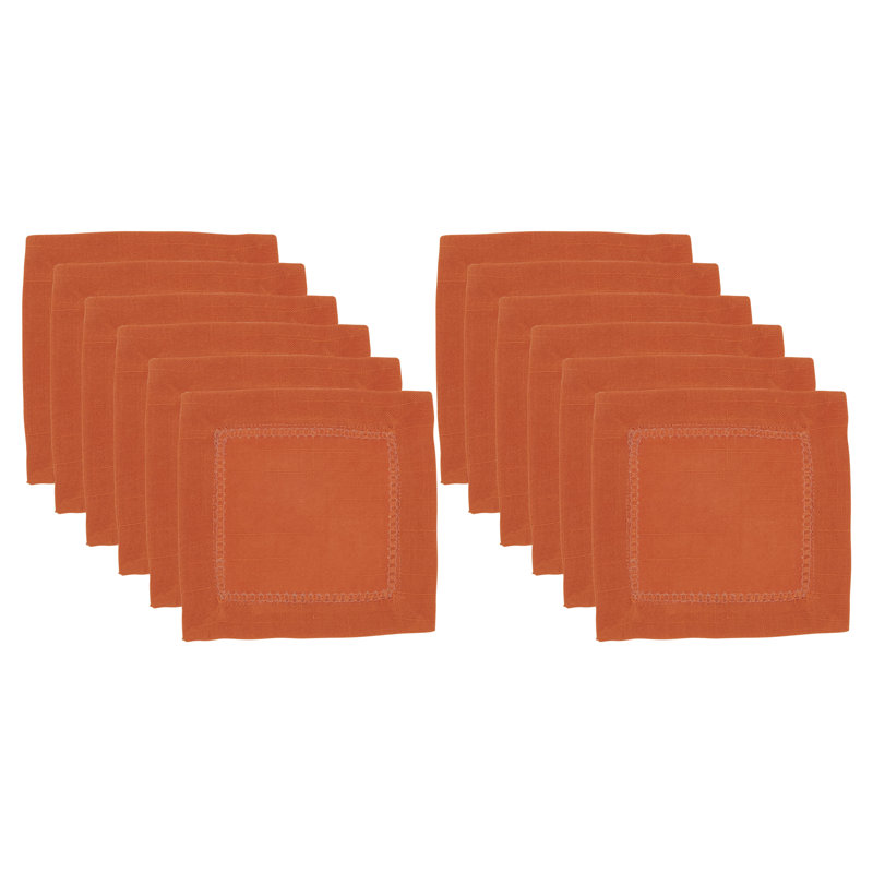 Serviette de table Rowles, Orange