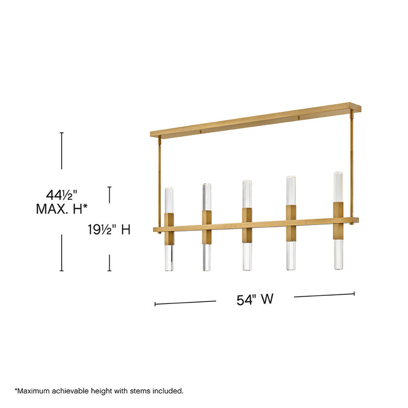 Cecily Ten Light LED Linear