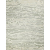 Cortero Hand Tufted Wool Abstract Area Rug in Sage/Ivory