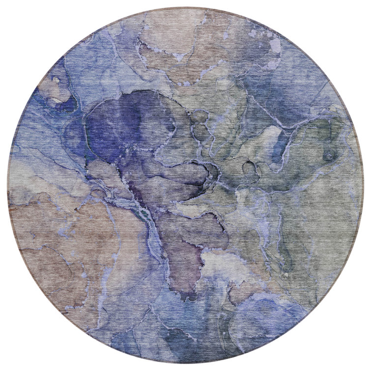 Killingly Washable Abstract Indoor / Outdoor Rug