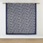 Collection de literie 12 pièces bleu marine, avec draps en coton, édredon à motif cachemire élégant, confortable et élégant-118652027-118652030