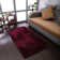 Sanford HAND TUFTED SHAG POLYESTER ECO-FRIENDLY AREA RUGS - Violet & Black Color | Solid Design | Area Rugs for Living room,Bedroom