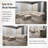 Oversized L-Shaped Corner Sectional Sofa, Chenille Cloud Modular Sofa, Upholstered Sectional With Ottomans Living Room Sets-827397190-827397211