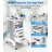 27.5'' H x 17.7''Utility Cart(Grey&White)-125328184