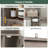 Aidie Freestanding Over The Toilet Storage Cabinet, Manufactured Wood Linen Cabinet -1193289807