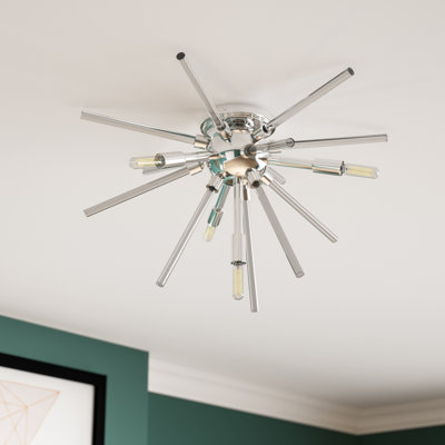 Plafonnier encastré sphérique Spoutnik 4 lumières 20 po Bora