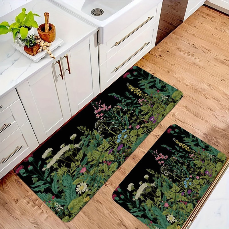 Ensemble de 2 tapis de cuisine Wildflower