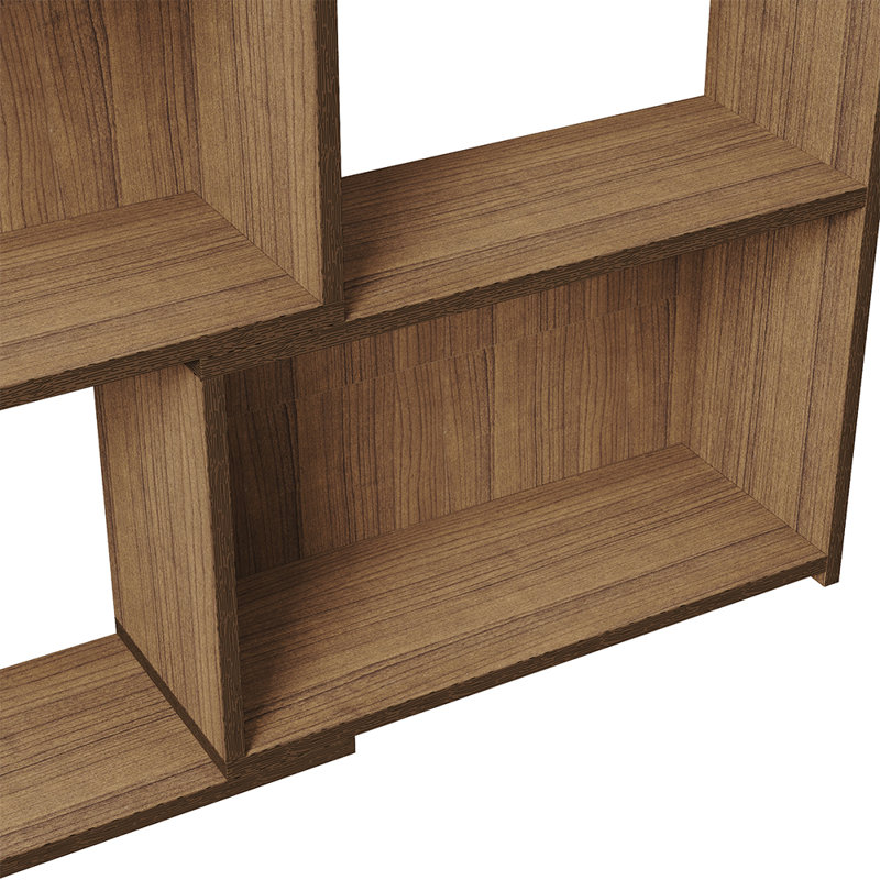 Bookcase, Brown, (2 Shelves) 60cm H x 70cm W x 17cm D