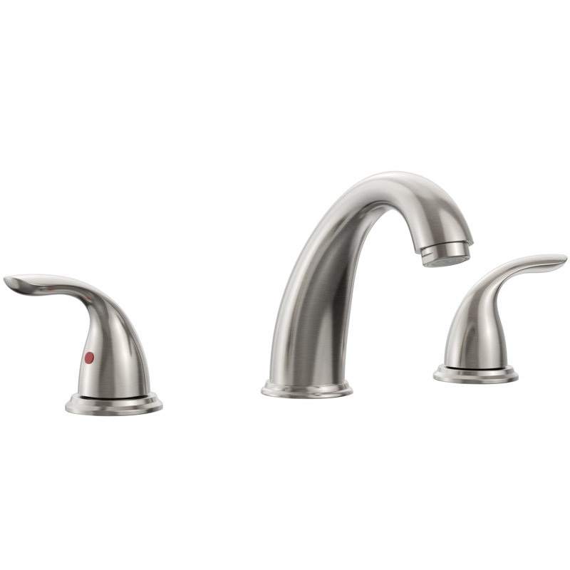 Widespread 2-handle Bathroom Faucet with Drain Assembly