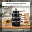 15 - Piece Non-Stick Aluminum Cookware Set