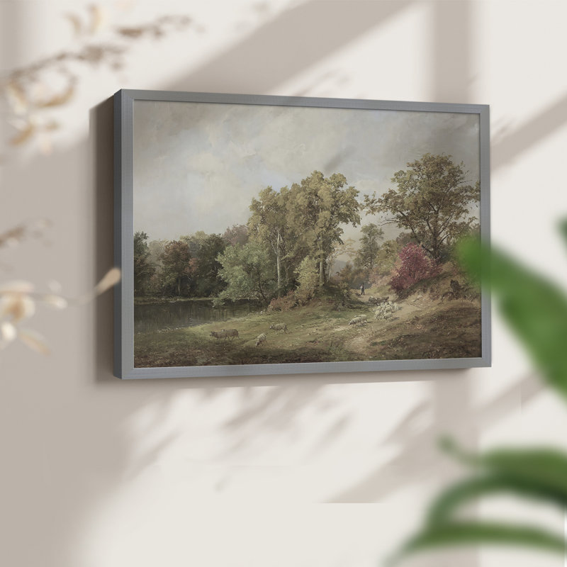 Paysages rétro-CCLXIX - reproduction encadrée, H 22 po x l 28 po