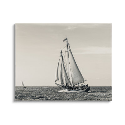 " Ship At Full Sail Crowded Boat Nautical " by Danita Delimont