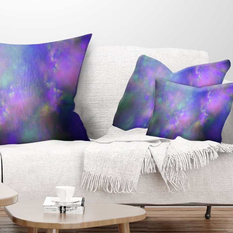 Coussin lombaire en ciel parfait starry Abstract, Mauve