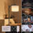 Floor Lamp For Living Room, 4 Color Temperature LED Floor Lamp With Remote Control & Foot Switch, LED Bulb Included, Modern Standing Lamp For Bedroom, Study Room, Office - Black