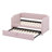 Twin Size Velvet Upholstered Daybed With Pop Up Trundle-1990300634