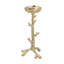 Bougeoir pilier en aluminium 4,5 po x 4,5 po x 12 po avec branches corail-1109610216