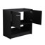 Meuble-lavabo 36 po avec lavabo en céramique, 2 portes à fermeture douce, meuble-lavabo autoportant, contreplaqué-115672274-115672275