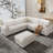 Luxurious Corduroy Upholstery Ottoman For Extra Large True Components , Can Be Assembled For Modern Oversized Convertible U & L Shaped Sectional Couch,Tool-Free Assembly-1100610229