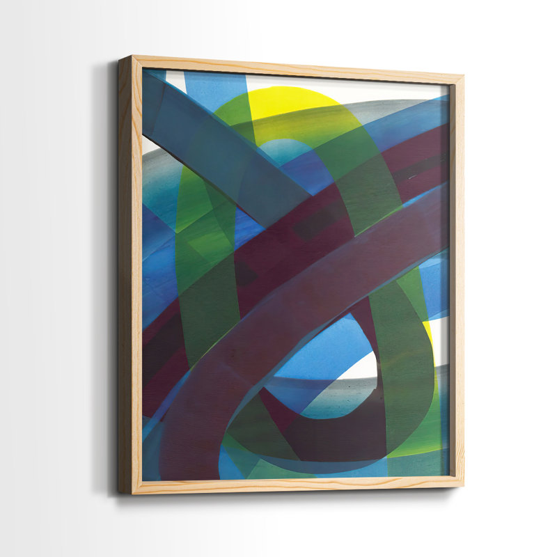 CoolNetworkI Framed Print - Solid Wood, 11" H x 9" W