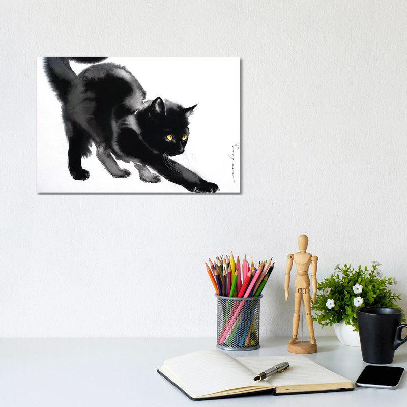 Yoga Strrretch by Soo Beng Lim - Wrapped Canvas Print, 20.32 cm H x 30.48 cm W