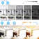 Exhourme Ceiling Light, Flush Mount Ceiling Light With Bluetooth Speaker, Rgb Colour Change, App + Remote Control For Home, Bedroom, Bathroom - X003yx81xj